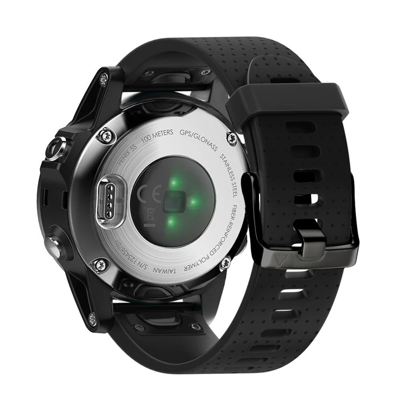 Из силикагеля мягкий быстросъемный набор смарт ремешок для Garmin Fenix 5S GPS Watch JULL6