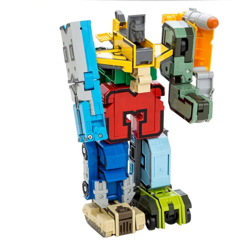 

15Pcs Digital DIY Building Blocks Educational Blocks Action Figure Transformation Robot Deformation Robot Toy For Children