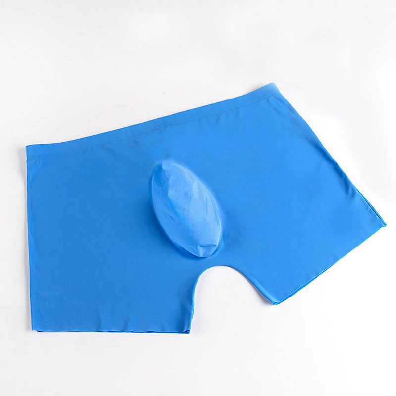 Мужское нижнее белье для геев трусы боксеры шелковые бесшовные u образные очень