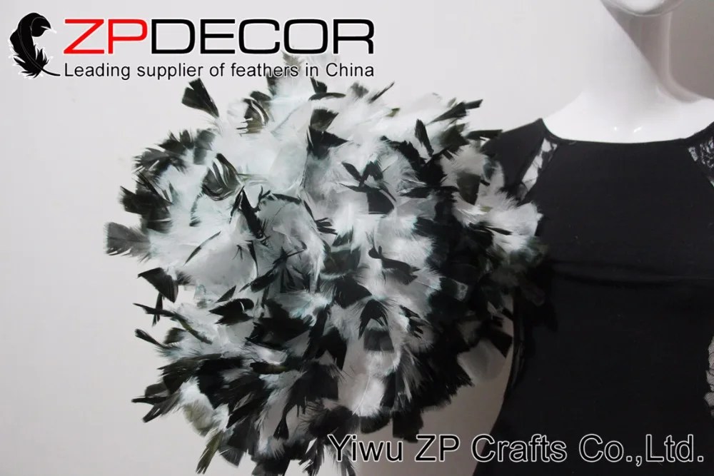 Zpdecoration 2 размера/партия высокое качество окрашенный белый с черным 150 г турецкие