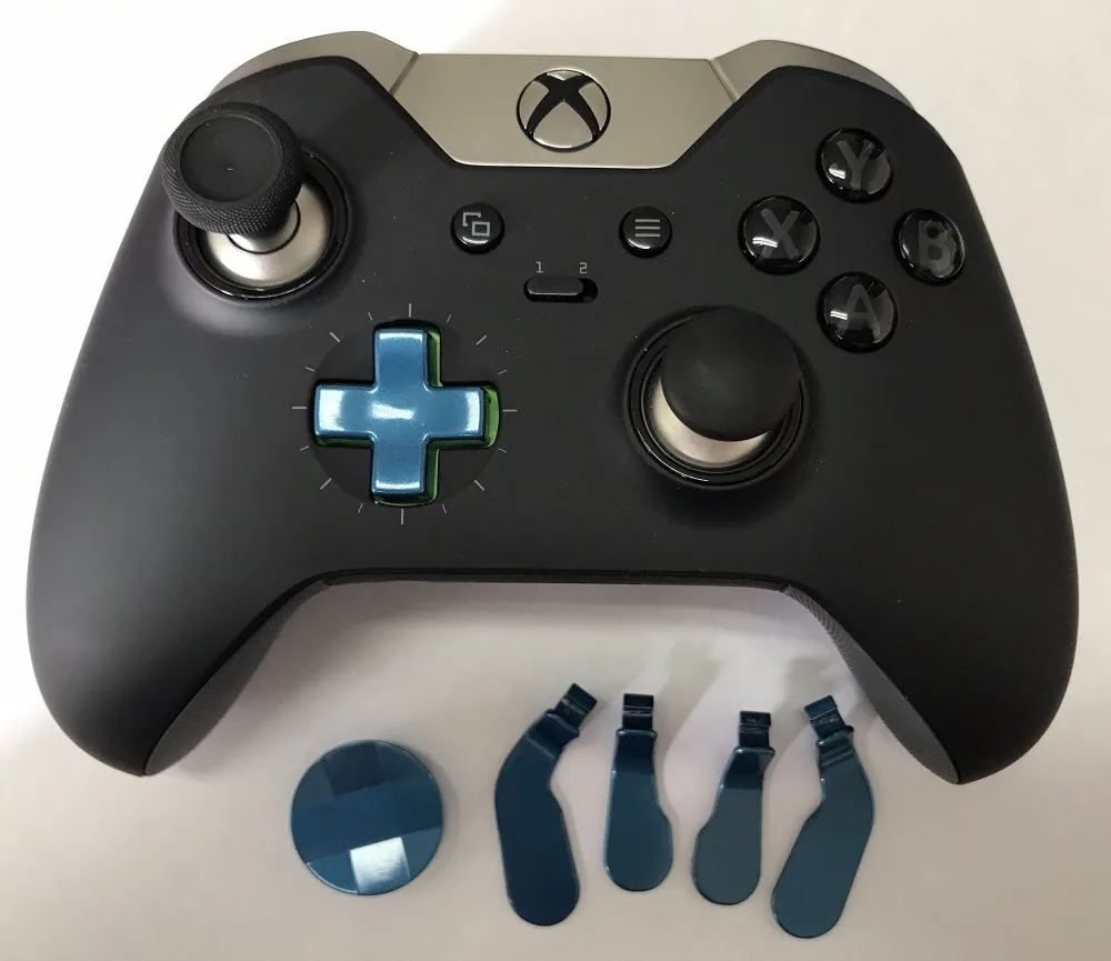 Металлический Moded для Xbox One Elite Замена контроллера 4* весла и 2* D-PADS комплект