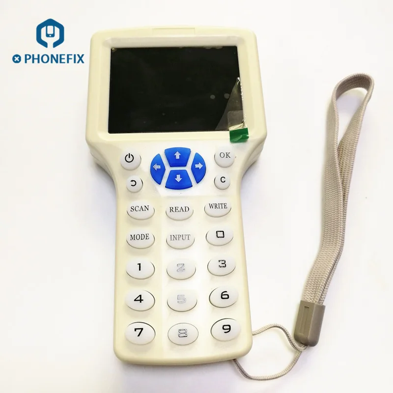 PHONEFIX английский 9 частота Дубликатор RFID ID ic-считыватель писатель копия M1 13,56 МГц зашифрованные программист NFC сменных маркеров UID тег ключ-карта
