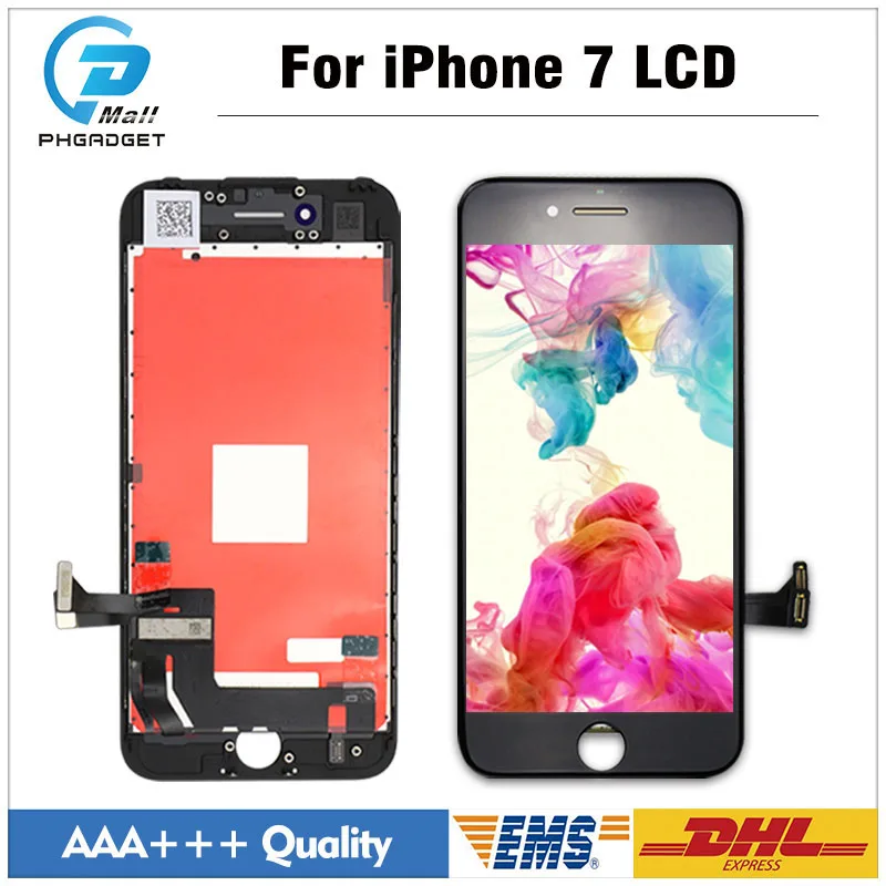 10 шт./лот хорошее качество сенсорный экран и ЖК дисплей для iPhone 7 7G сменный