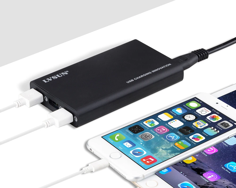 40 Вт 5в 20в 3А 3 USB QC3.0 Универсальное зарядное устройство для ноутбука тонкое быстрое