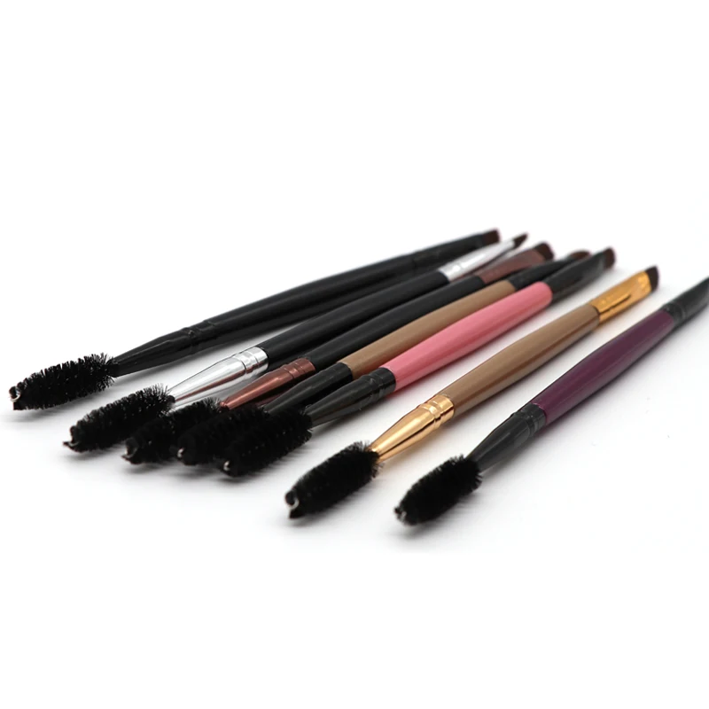 6 цветов brush двойная кисть для бровей + щетка ресниц Comb beauty и Профессиональные