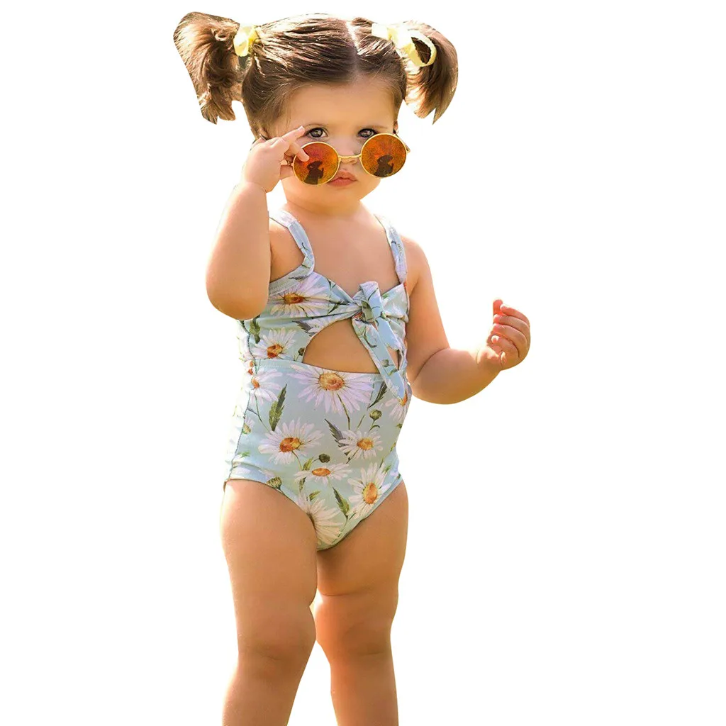 ARLONEET 2019 летний детский купальник для маленьких девочек Цельный Детский на