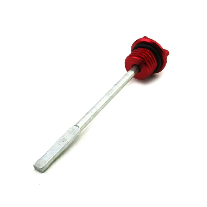CNC алюминиевый красный моторный масляный щуп Dip Stick для Lifan YX 125cc 140cc 150cc 160cc 200cc 250cc