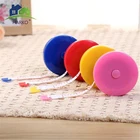 Новинка, рулетка для ключей ярких цветов, измерительная лента 1,5 метров, количество одежды, размер рулетки, измерительная маленькая рулетка