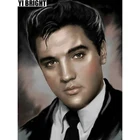 Вышивка крестиком, алмазная вышивка, портрет Супер певец: Elvis Presley, узоры полностью сделай сам, 5D алмазная живопись, стразы, мозаика GT