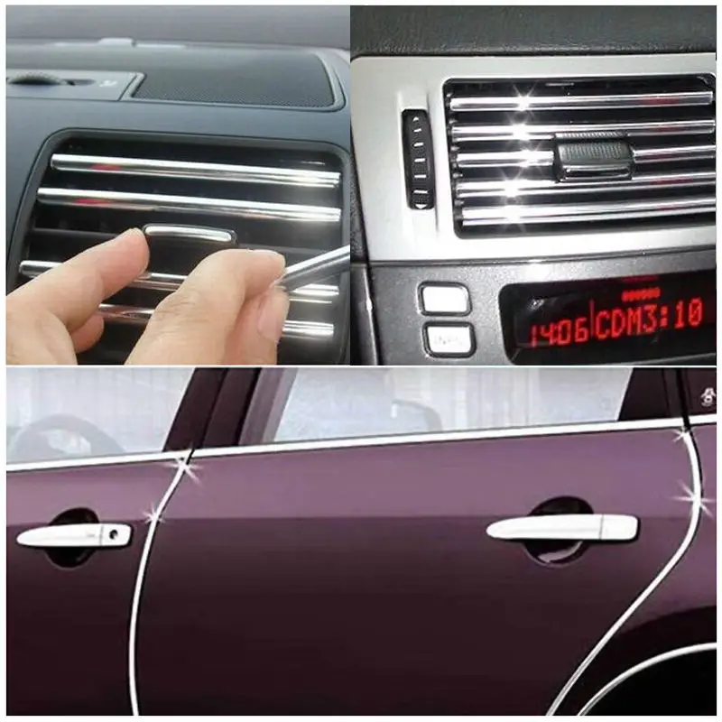 U-образная Автомобильная вентиляционная решетка обода для mazda 2 bmw x5 e53 lancer x chevrolet