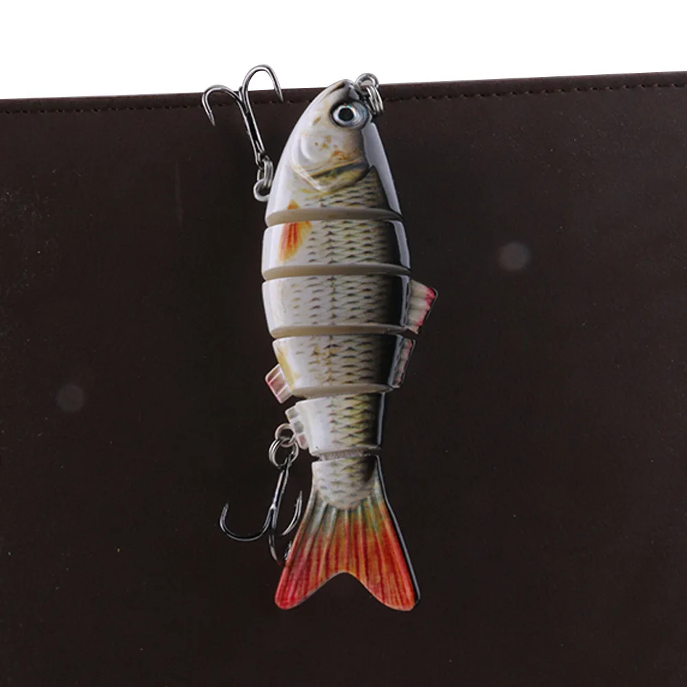 1PCS 10CM 20G Fishing Wobblers Crankbait 6 Segments Swimbait Lure Bait with Artificial Hooks Tackle | Спорт и развлечения