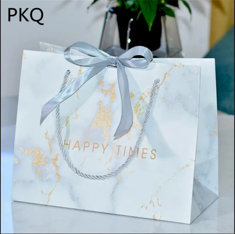 30 шт Высокое качество подарочная сумка Сумка магазин одежды бумажная упаковка