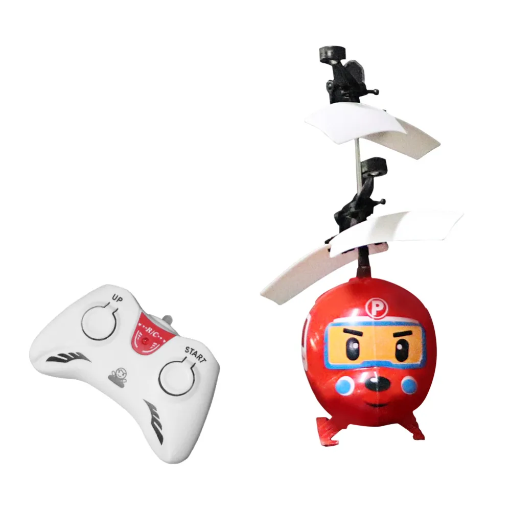 Мини мультфильм RC Летающий вертолет игрушечные лошадки дистанционное