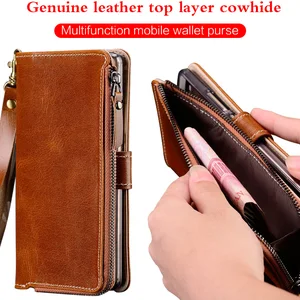 zipper leather phone bag case for xiaomi mi 11t 10 11 10t 9t poco x3 pro f3 m3 redmi note 10 pro 10s note 11 9 8 pro wallet bag free global shipping