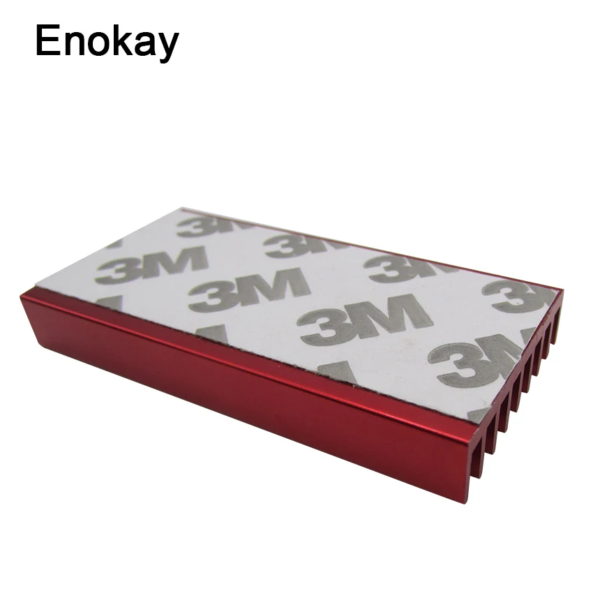 Оптовая продажа 2 шт. 60x30x8 мм BTC USB ASIC радиатор охлаждения RED Bitfury алюминиевый
