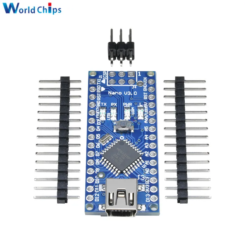 Микроконтроллер atmega328 Mini USB Nano 3 0 5 В 16 м плата модуль для Arduino NANO 328P FT232 с Pins|usb