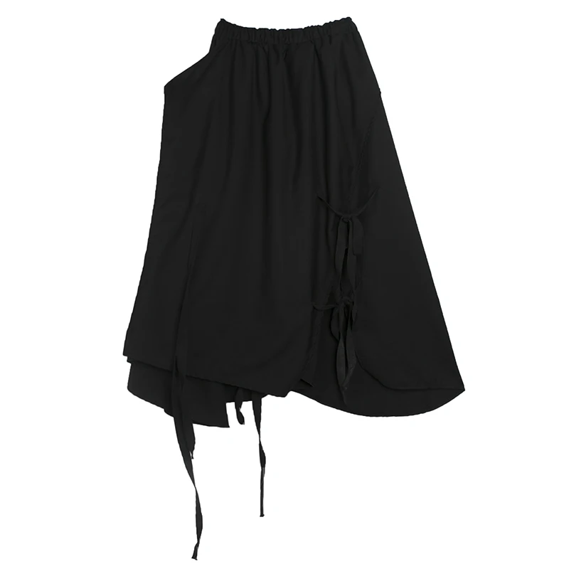 Мужские свободные штаны шаровары с лентами в стиле хип хоп панк уличная одежда