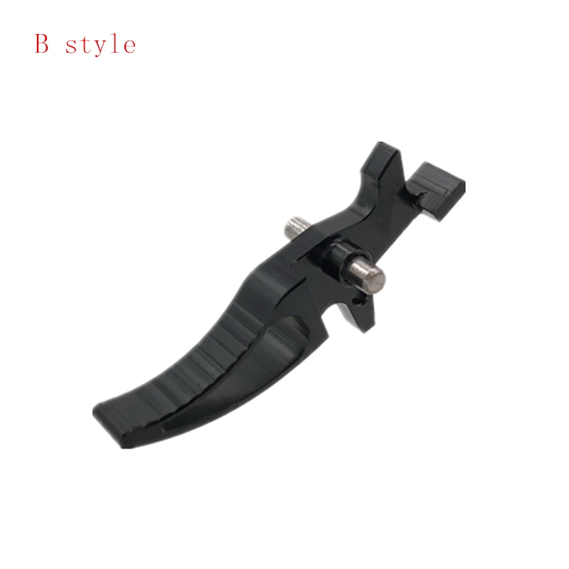 B style BLACK Тактический ЧПУ Алюминиевый таймер триггер для M4 M16 Серии охоты внутренние части IPSC конкурентоспособная Пейнтбольная игра страйкбол AEG - Цвет: B style BLACK