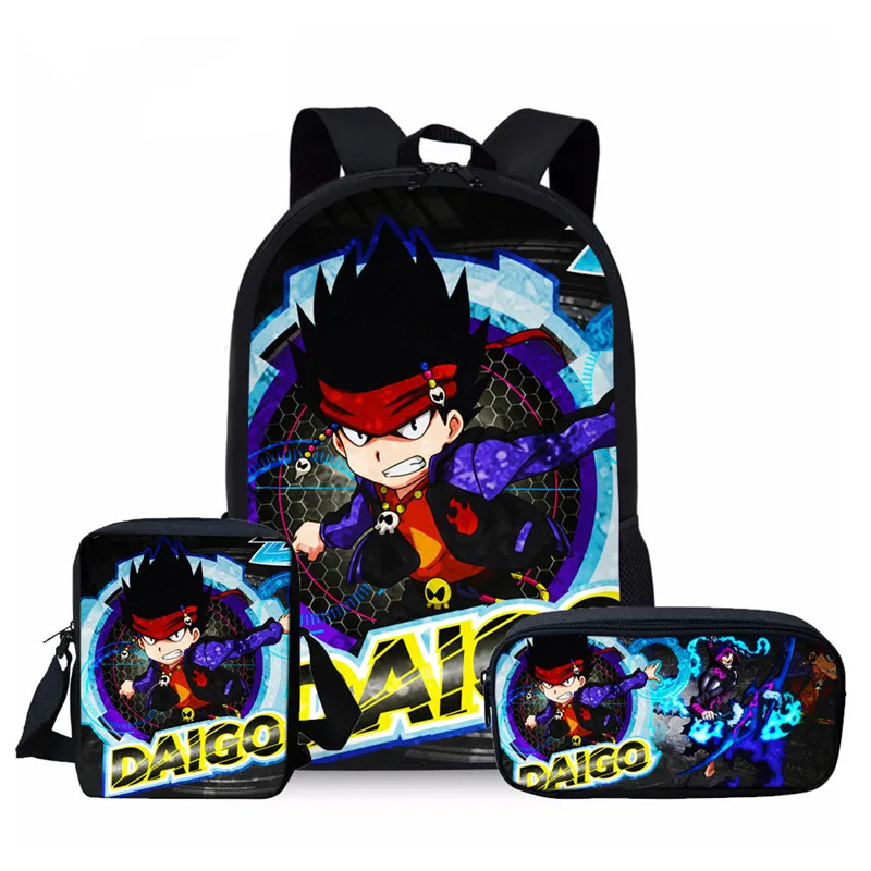 XM1873C-E-K Nopersonality игры аниме Beyblade Burst печати школьные сумки наборы для подростков мальчиков крутой мультфильм дети школьные сумки детские книжные сумки - Цвет: XM1873C-E-K
