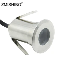 zmishibo ip67 waterproof stainless steel underwater spotlight 12v 32mm cut hole swimming pool fountain silvery landscape lamp
