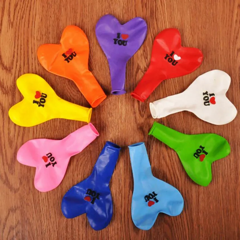 Шары в форме сердца с индивидуальным логотипом 12 дюймов 2 г рекламные шары на