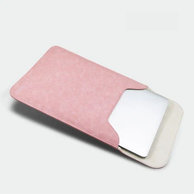 Rose powder Чехол для Xiaomi 15,6, женский и мужской чехол из искусственной кожи, чехол для ноутбука, сумка для Macbook Air Pro retina 11, 12, 13, Mac book 15 touch bar - Цвет: Rose powder