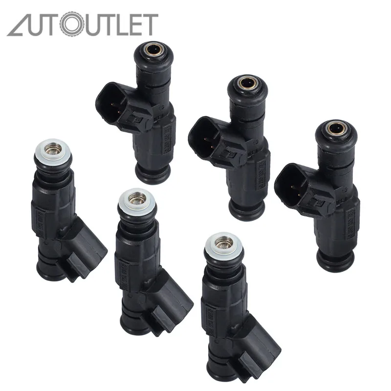 Форсунка для топлива, 4 отверстия 0280155784 для Jeep Wrangler Cherokee 4.0L, 6 шт.