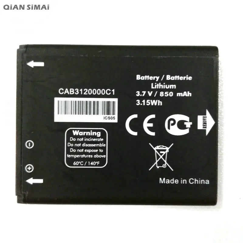 Фото Аккумулятор для Alcatel One Touch OT710 OT880 768 OT888A OT880A|battery for alcatel|battery foralcatel battery cab3120000c1 |