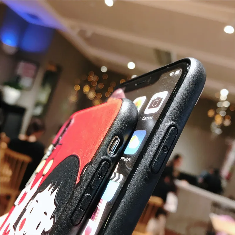 Fashion Mom Daughter Abstract Character Phone Cases For iPhone 6 6s 7 8 Plus Silk Soft Silicone TPU Cover X XR XS Max |