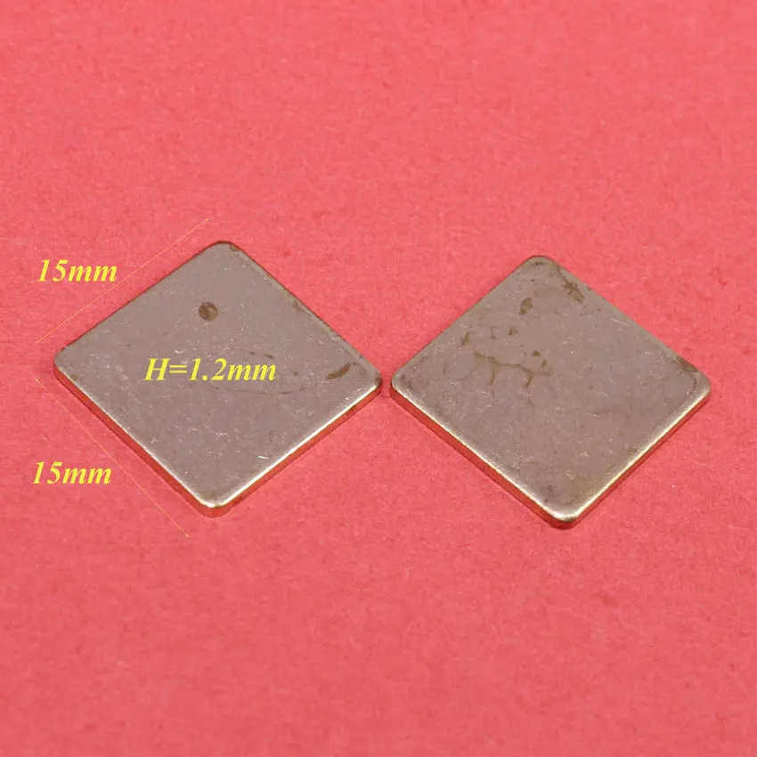 Теплоотвод ChengHaoRan 15x15x3/0 5/0 8/1 0/1 2/1 5 мм|sheets|sheet padsheet copper |