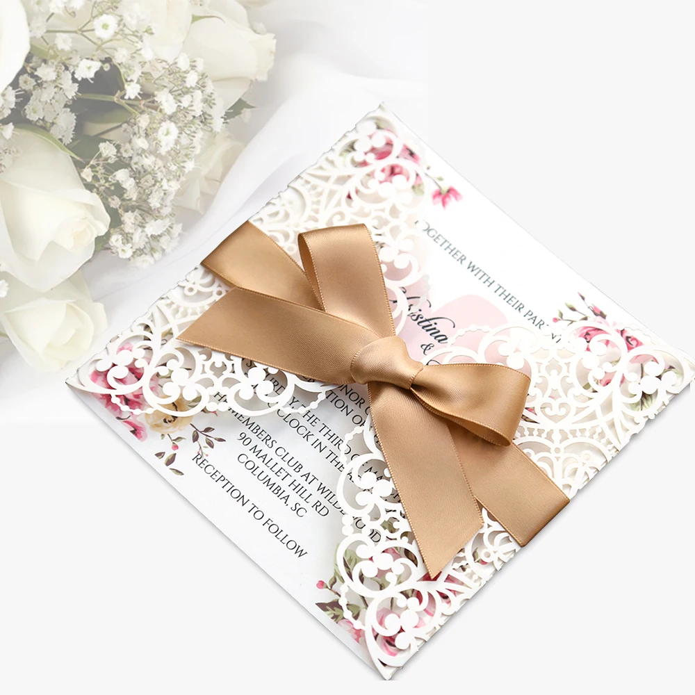 Квадратные свадебные пригласительные открытки для невесты детский душ день