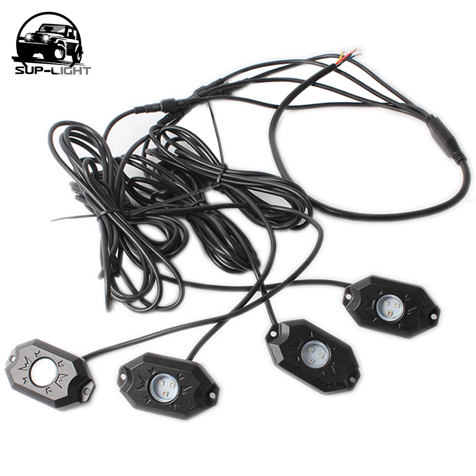 4 в 1 лодка Светодиодная лампа для загара RGB led рок светильник bluetooth автомобильный