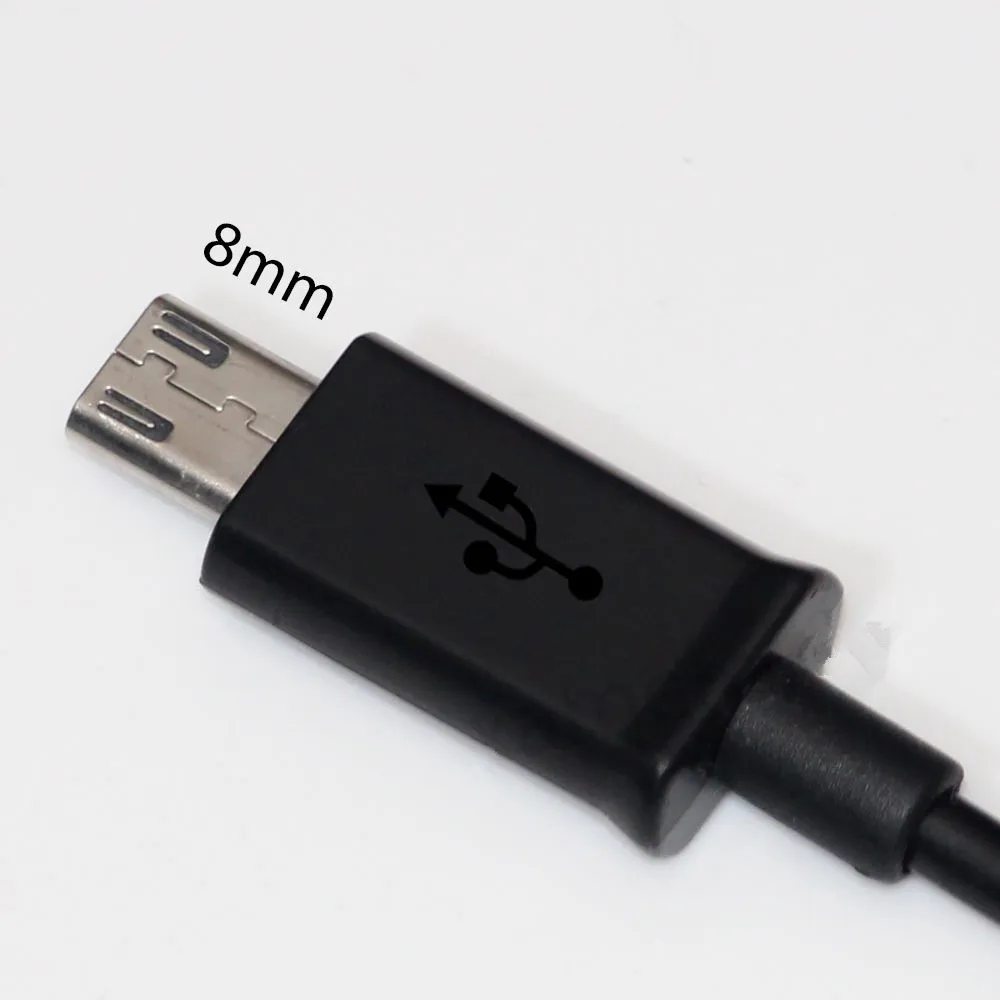 8 мм удлиненный наконечник USB 2,0 Micro-USB 1 м быстрое зарядное устройство USB для Blackview BV6000S BV6000 BV5000 BV4000 Pro/IP68 Geotel G1 AG X1