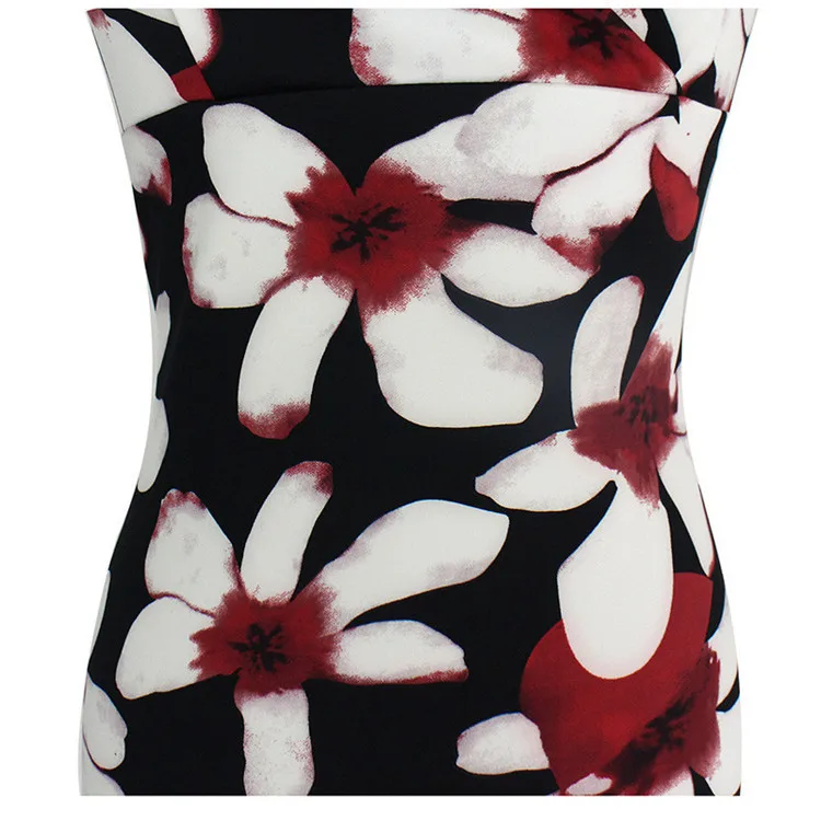 2016 новая мода сексуальный Без Бретелек слинг стретч карандаш талии печать пакет