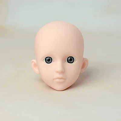 1/4 BJD обнаженные куклы с 3D глазами подвижные суставы тела DIY голова тела куклы аксессуары - Цвет: Head A