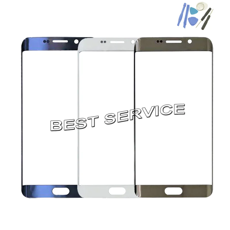 Переднее внешнее стекло для Samsung Galaxy S6 Edge Plus + G928 G928F Замена объектива с