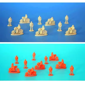 Супер Мини 1:72 ПВХ фигурка модели игрушки мотоциклиста 10 шт.компл.