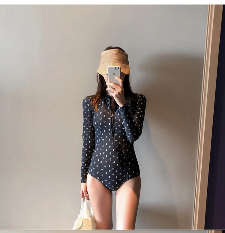Swimming Suit For Surfing Guards Swimsuit Long Sleeve May Women Beach Closed Swimsuits Rash Guard Surf Swimwear Outdoor Korea