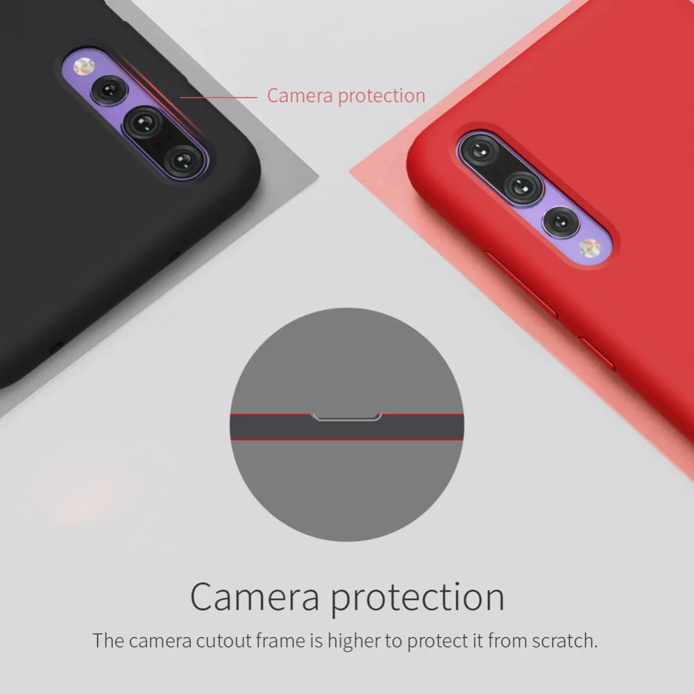 Для Huawei p20 Pro чехол Nillkin роскошный гибкий чистый задняя крышка ультра тонкий Капа