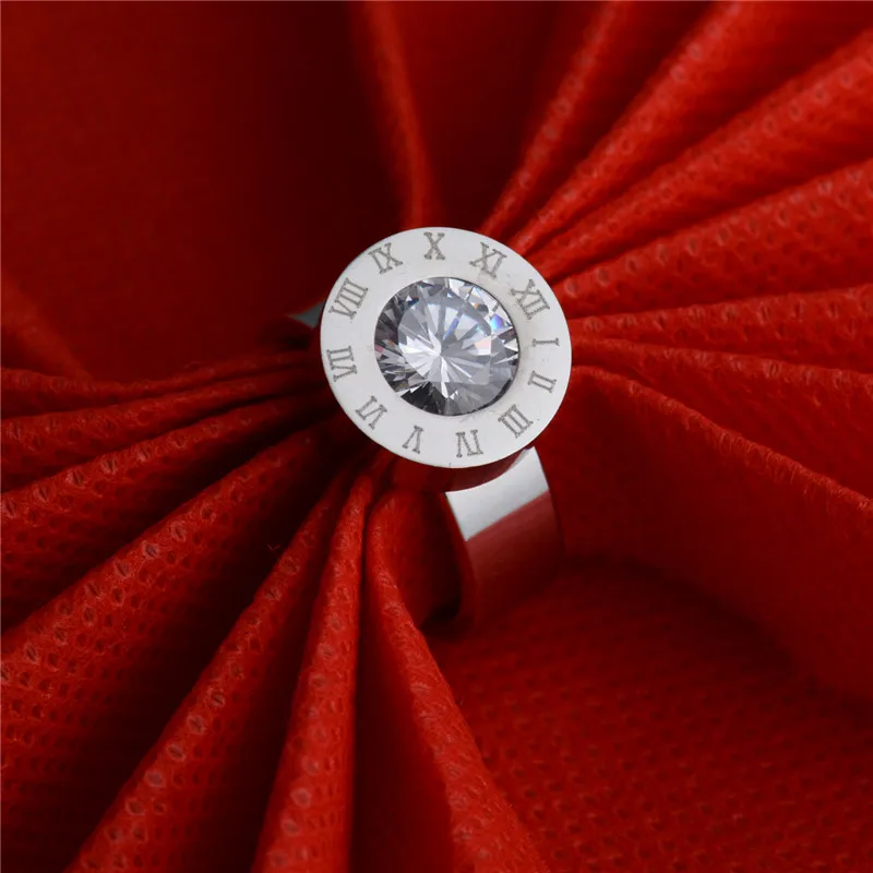 Модный бренд 4 цвета кольцо из нержавеющей стали с фианитом|ring nose ring|ring snakering gates |