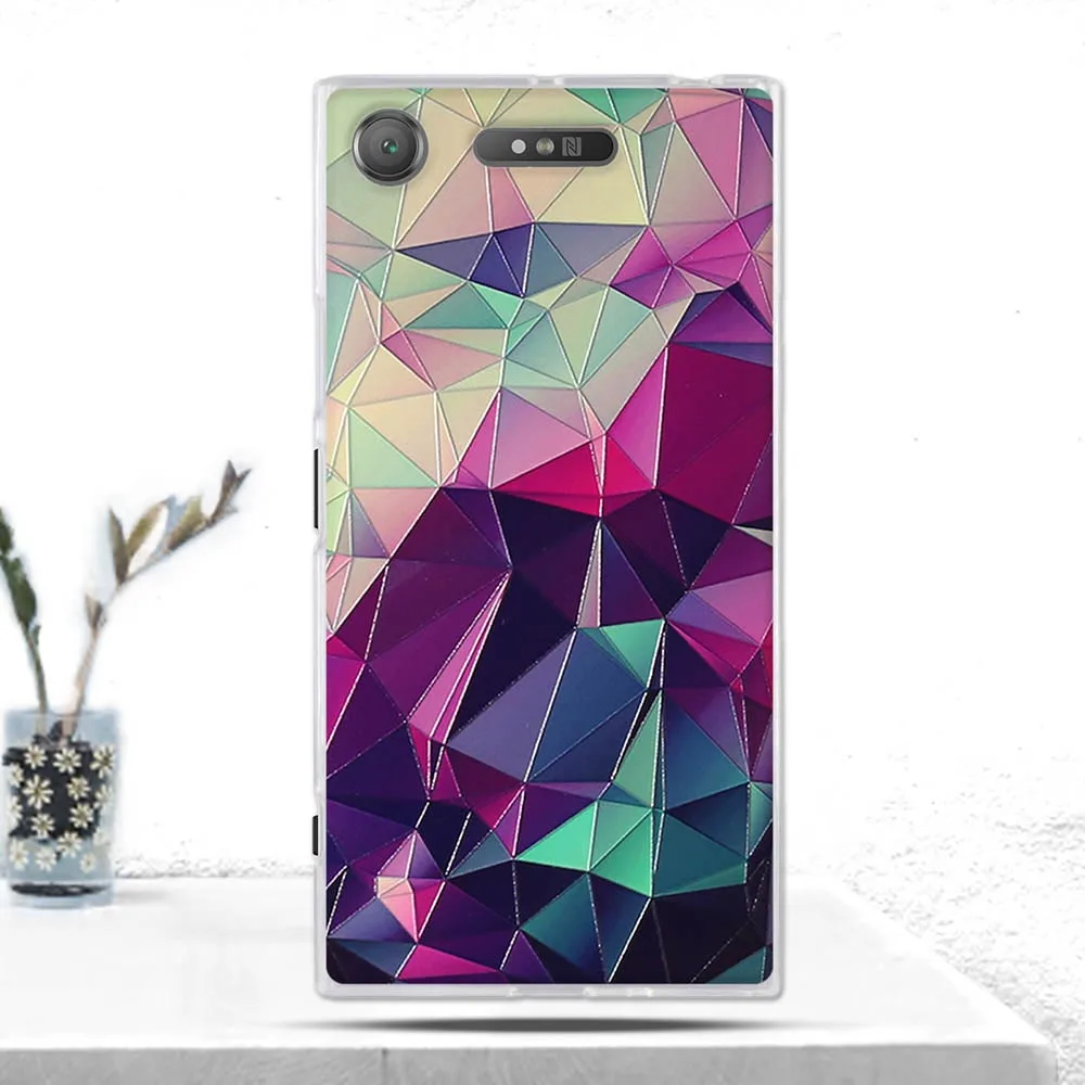Чехол для телефона Sony Xperia XZ1 Мягкая силиконовая задняя крышка из ТПУ чехол чехлы