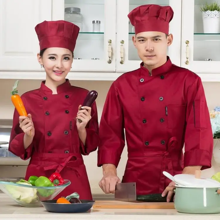 Новое поступление искусственное пальто унисекс с длинными рукавами для шеф