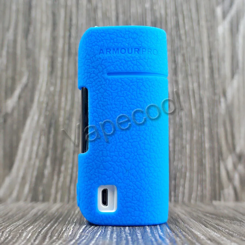 blue warp 2 шт чехол с текстурой для Vaporesso Armour Pro 100W Kit Vape Box mod shield Silicone Skin Warp Gel нескользящий - Цвет: blue warp