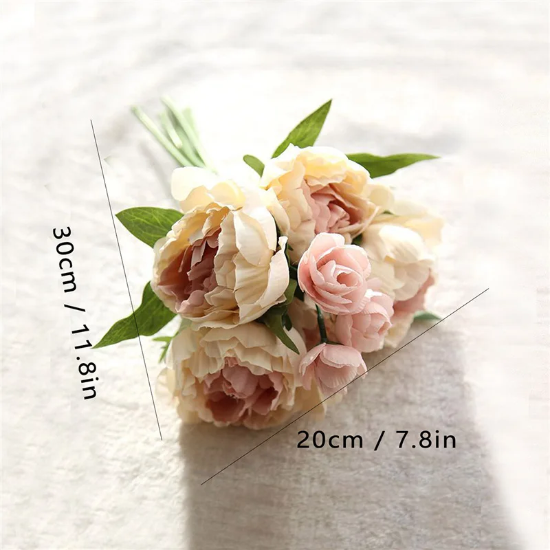 Декоративные принадлежности имитация пиона букет шампанского Моделирование