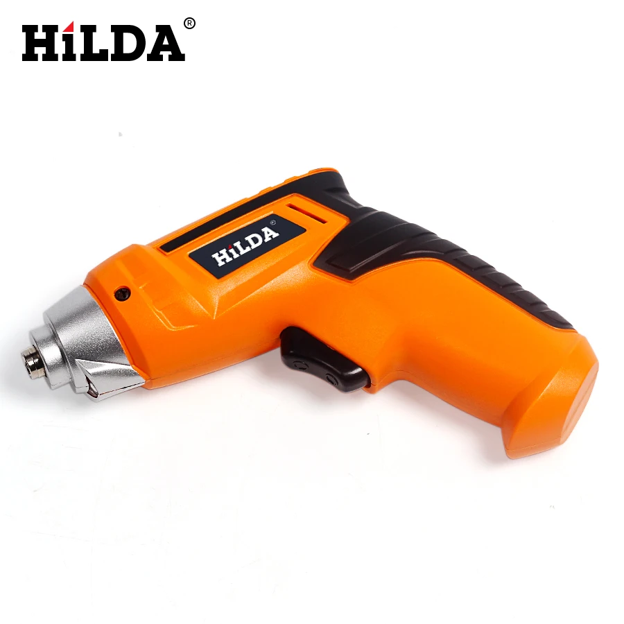 Беспроводная электрическая отвертка HILDA GCD3.6DKB 4 в бытовая перезаряжаемая с 45