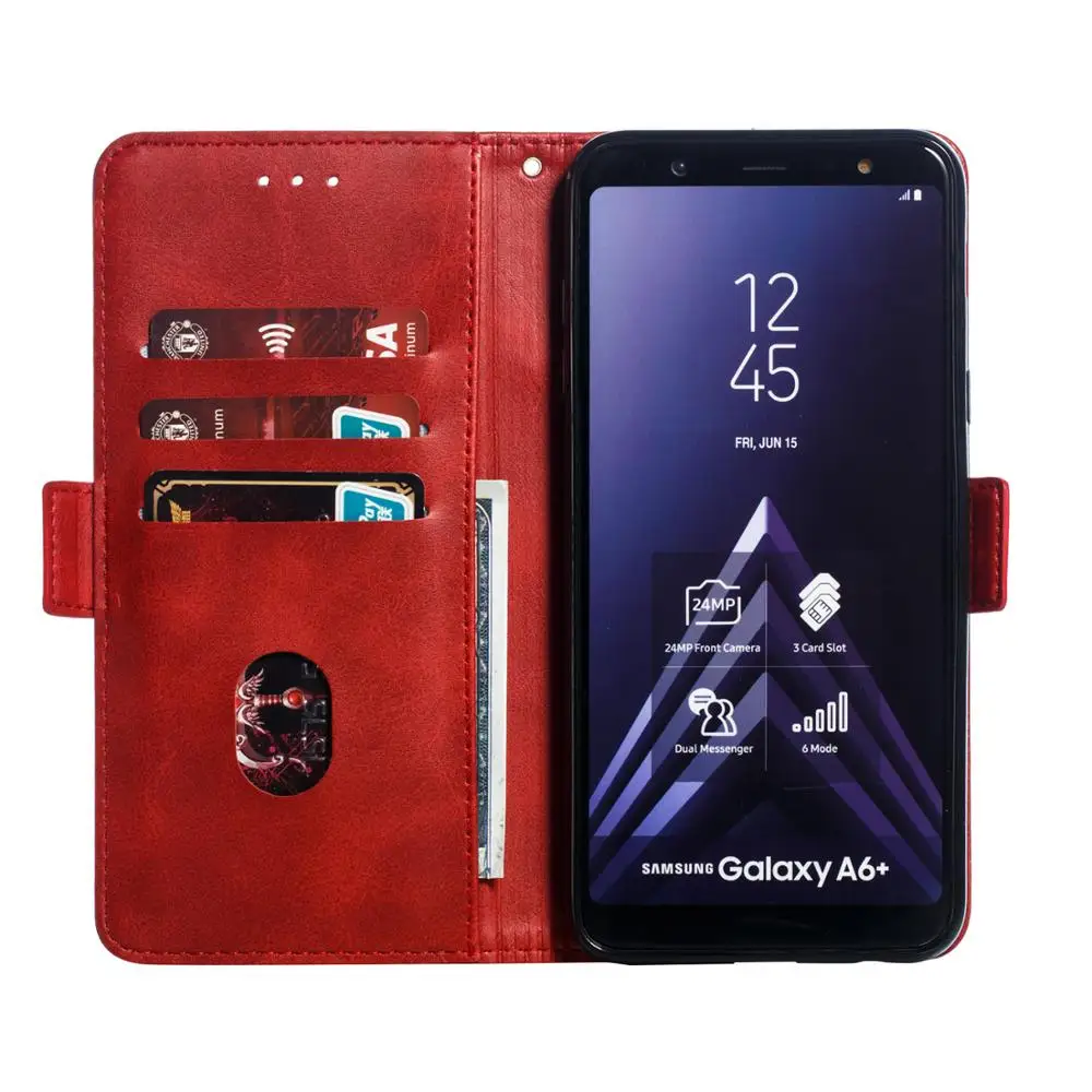 Кожаный чехол-кошелек с откидной крышкой для Samsung Galaxy S10 Lite S7 Edge S8 S9 Plus Note 8 9 A320 A520 A6