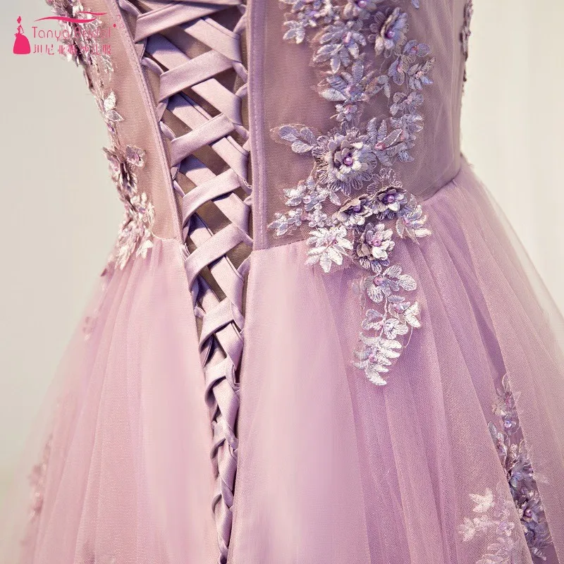 Жемчужно розовое пыльное платье для выпускного вечера 2018 сексуальное