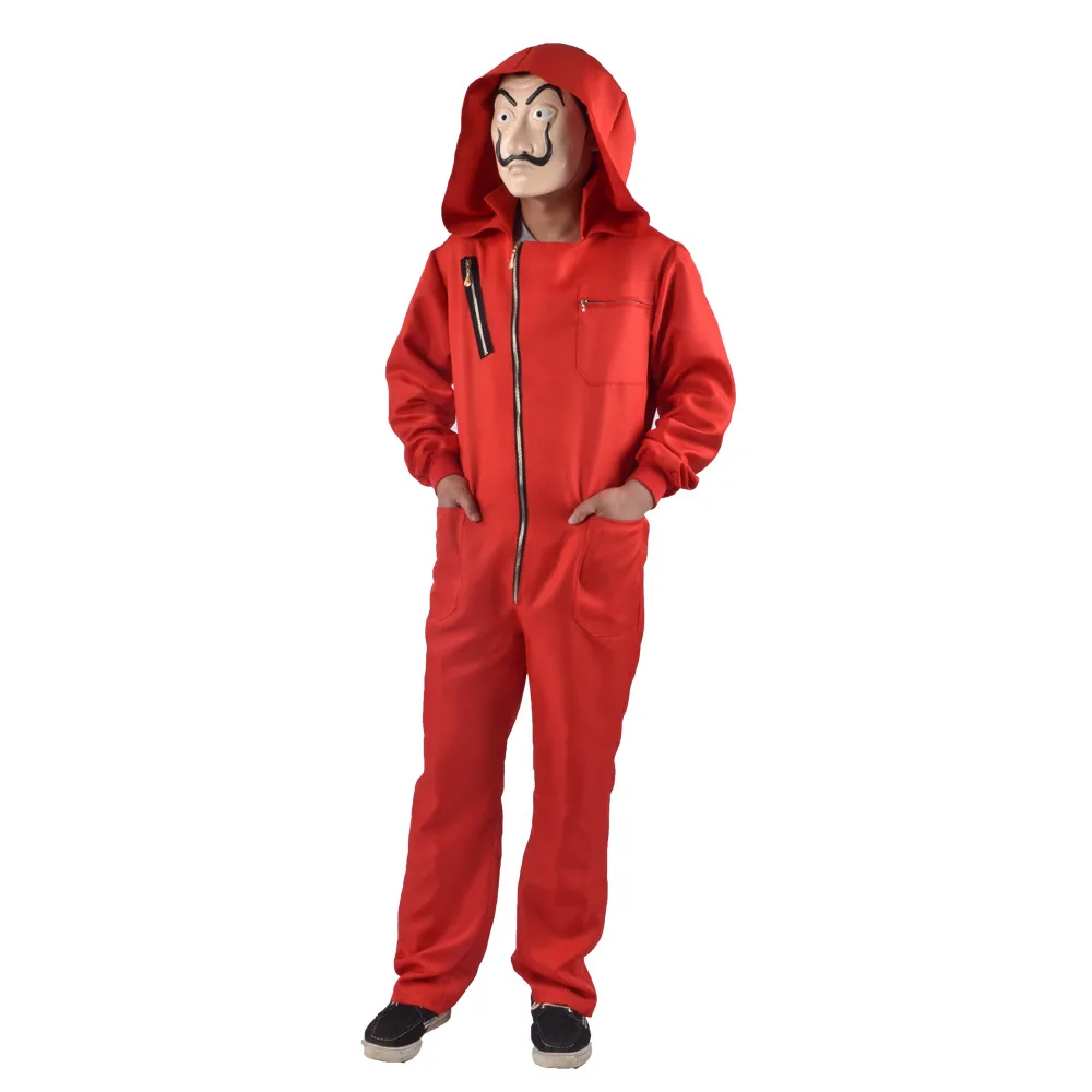 Высокое качество La Casa De Papel Salvador Dali костюм для косплея Хэллоуина S 2XL с