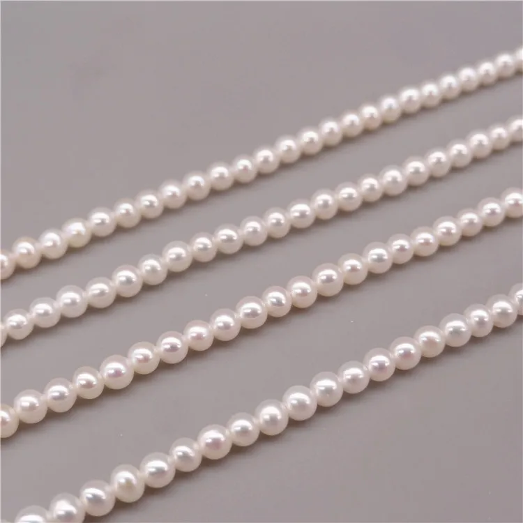 Eternal wedding Women Gift word 925 Sterling real Genuine round pearl necklace very light small double multilayer long pe | Украшения и