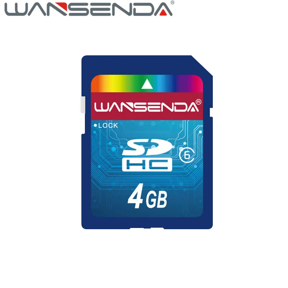 Новая Оригинальная Фирменная флеш карта WANSENDA полноразмерная sd 4 ГБ 8 16 32 64 Гб класс